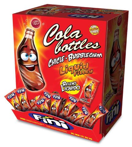 FINI WRAPPED COLA BOTTLE BUBBLEGUM (5G) 15% PROMÓCIÓ LIMITÁLT IDEIG!