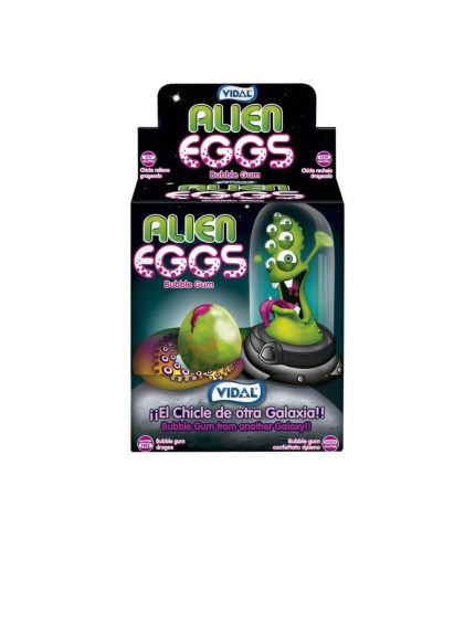 VIDAL WRAPPED ALIEN EGG BUBBLE GUM (5 G)