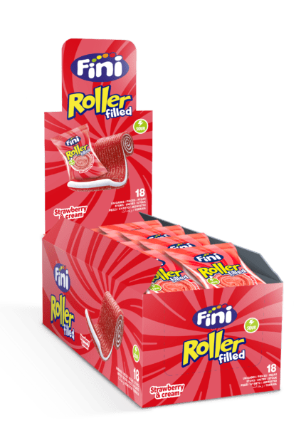 FINI FILLED STRAWBERRY ROLLER (20 G)