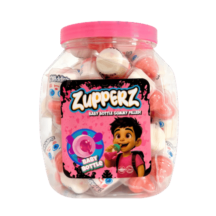 ZUPPERZ LIQUID FILLED PINK BABY BOTTLE (18 G)